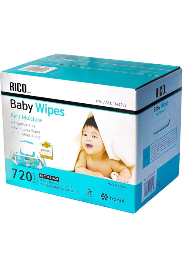 Amazon.co.jp: コストコ RICO 赤ちゃん用 おしりふき900枚無香料